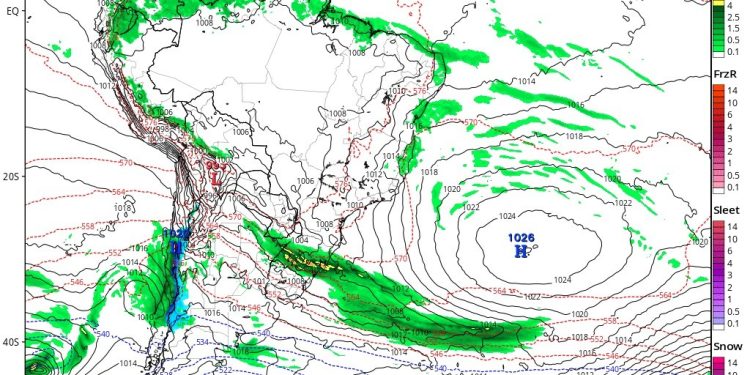 Ciclone vem aí: Sul entra em alerta para tempestades com rajadas de até 90 km/h; bloqueio atmosférico mantém tempo firme no Rio, SP e MG