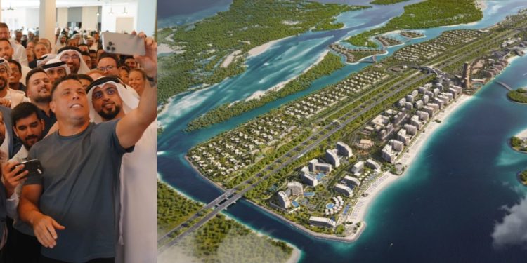 Com Ronaldo como embaixador, empresa de Abu Dhabi constrói bairro do zero em ilha totalmente 'focada no bem-estar'