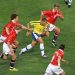 Brasil x Noruega na Copa do Mundo de 1998 — Foto: AFP PHOTO GEORGES GOBET