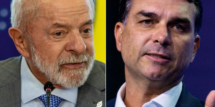 Flávio Bolsonaro desembarca nos EUA e critica Lula: 'Enquanto ele mostra o dedo do meio, vim defender os brasileiros'