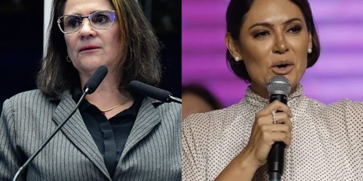Pedido de Damares ao TSE tem Michelle Bolsonaro como pano de fundo