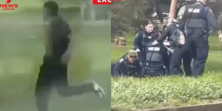 Policial é esfaqueada no pescoço durante abordagem na Austrália, e suspeito é baleado e preso; vídeo