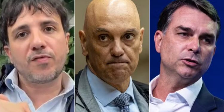 Renan Santos chama Moraes de 'cabo eleitoral' de Flávio por suspender visitas a Bolsonaro