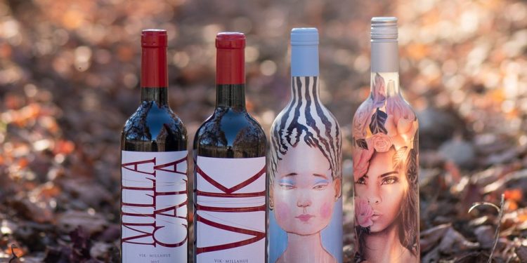 Os vinhos da chilena Vik — Foto: Divulgação / Vik