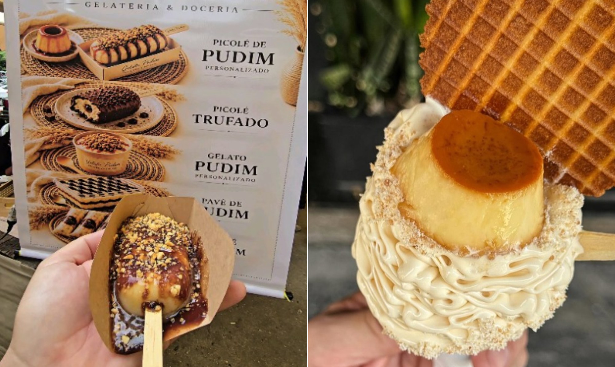 Sorvete de pudim viraliza nas redes; conheça versões cariocas curiosas da sobremesa
