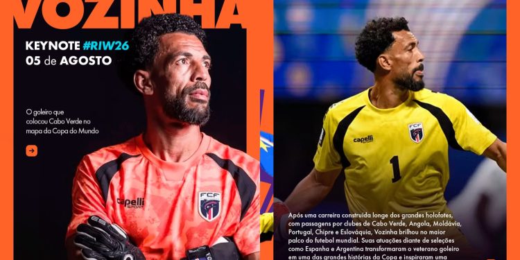 Sucesso na Copa, Goleiro Vozinha será palestrante na Rio Innovation Week