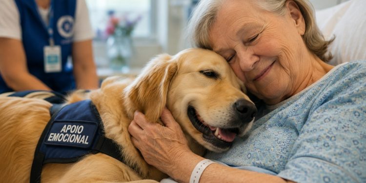 Terapia com cães em hospitais ganha espaço e mostra benefícios no cuidado à saúde