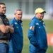 Uma semana após eliminação, presidente da CBF reaparece em treino da seleção sub-17