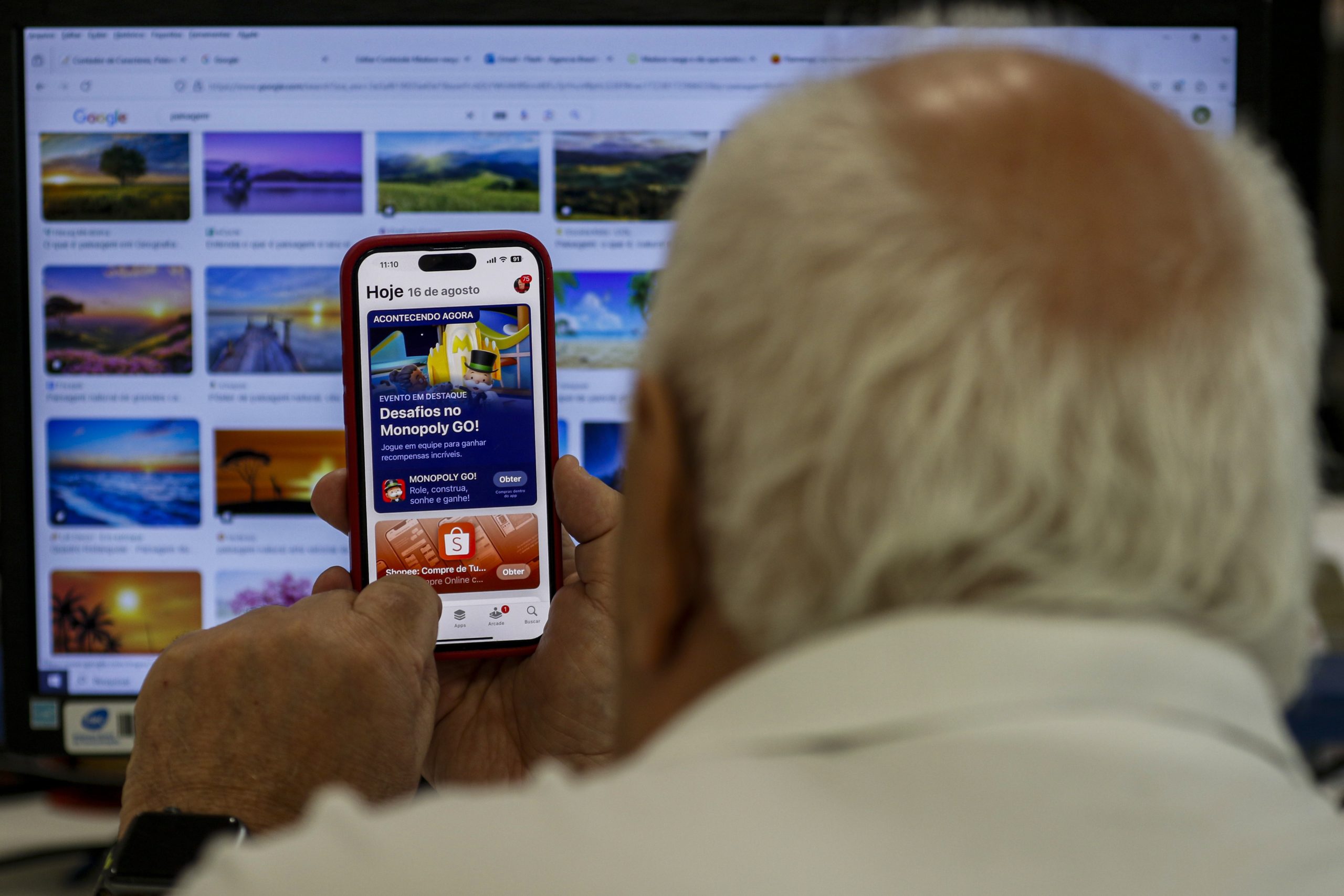 Uso de celular por idosos é associado a 58% menos risco de problemas de memória, aponta estudo