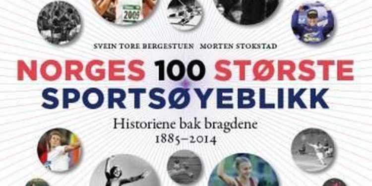 Os 100 maiores momentos esportivos da Noruega, escrito por Morten Stokstad e Svein Tore Bergestuen — Foto: Reprodução Redes Sociais