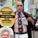 'Sósia' de Alexandre de Moraes é assediado em ato de Flávio Bolsonaro