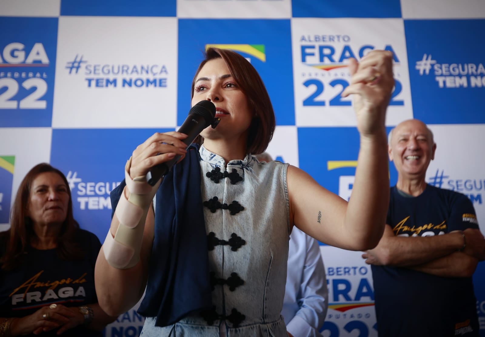 'Tenho carinho e respeito por sua história': Michelle Bolsonaro elogia Arruda, mas lembra que Celina é sua candidata