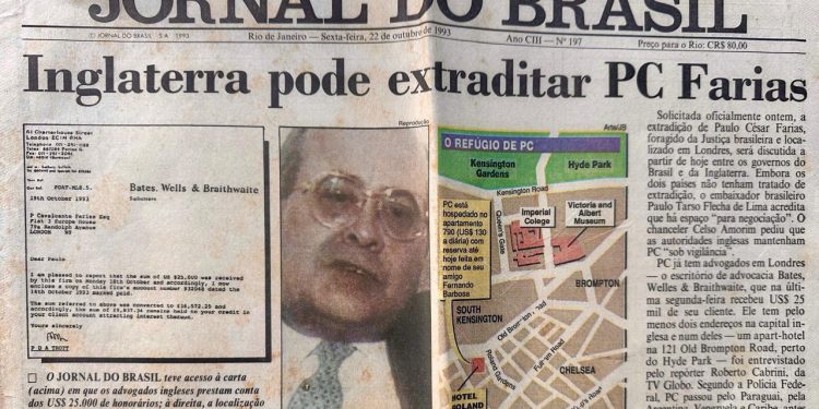 Abri as cartas de PC Farias. Cometi crime?