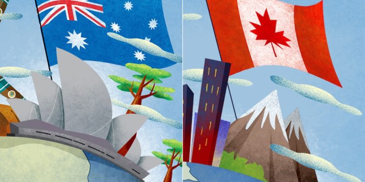 Austrália ou Canadá: onde os salários são mais altos? Compare renda e custo de vida para quem pensa em morar nesses países
