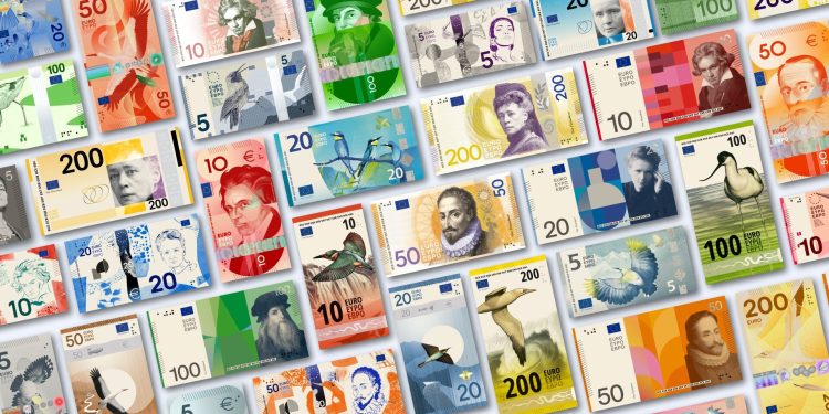 Beethoven ou uma cegonha? Confira as propostas de design das novas notas de euro