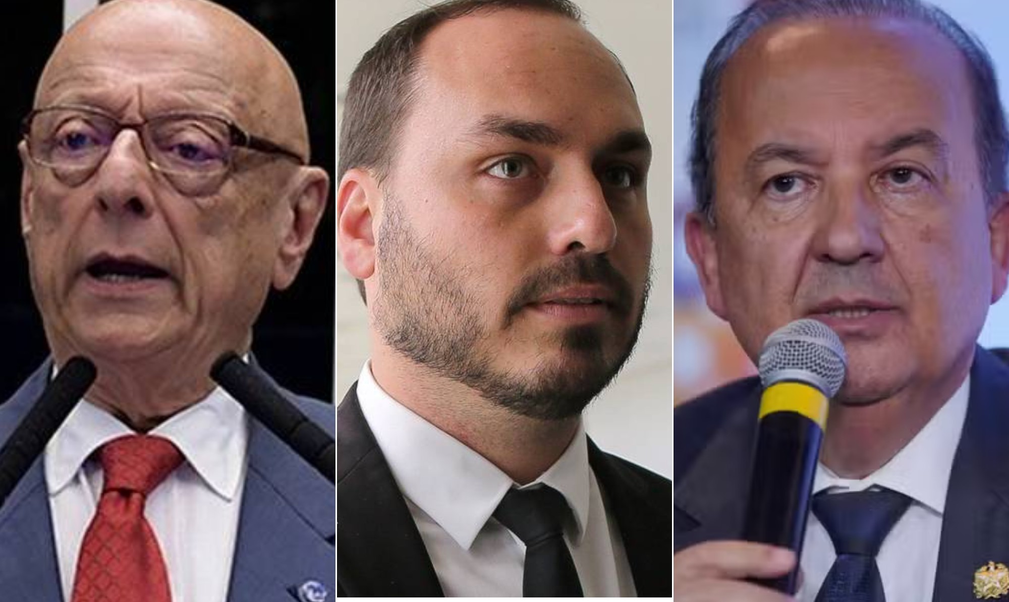 Carlos Bolsonaro vira alvo de Amin por ser 'forasteiro' em SC e aposta em apoio de Jorginho Mello para eleição ao Senado
