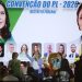 Com Flávio e sem Michelle, convenção do PL-DF confirma candidatura de ex-primeira-dama ao Senado