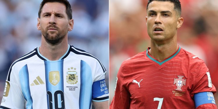 Cristiano Ronaldo presta apoio a Messi após morte do pai: 'Um abraço enorme e muita força'