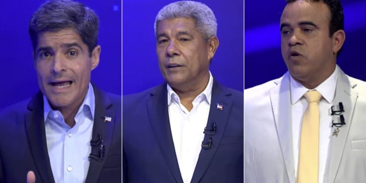 Debate na Bahia tem encontro de Jerônimo Rodrigues, ACM Neto e Ronaldo Mansur