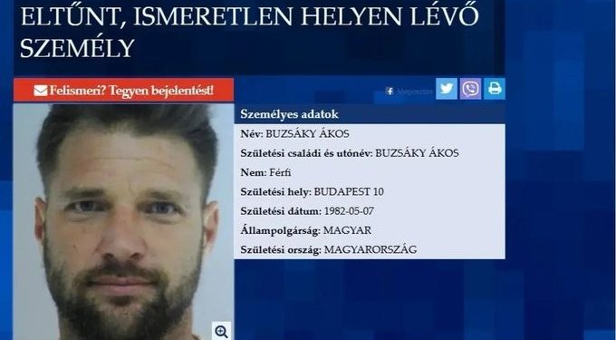 Ex-jogador da Premier League está desaparecido há mais de uma semana e é procurado pela polícia da Hungria