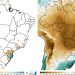 Fim de semana terá temporais no Sul e no Rio, enquanto calor e baixa umidade avançam pelo interior do país; veja previsão