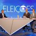 Flávio Bolsonaro na TV Globo: senador é o quinto entrevistado em série de sabatinas com presidenciáveis