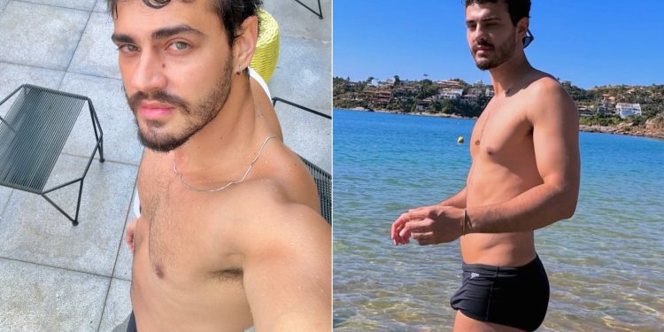 Gil do Vigor atiça a web ao reagir a foto de ator de 'Quem ama cuida' de sunga: 'Já teria agarrado'