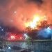 Incêndio em vegetação interdita via no Maracanã