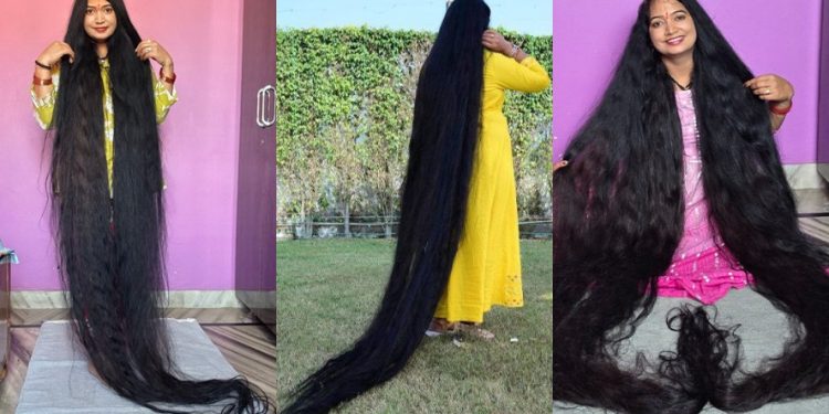 Indiana conquista recorde do Guinness com cabelo mais longo do mundo; fios chegam a 2,71 metros