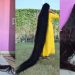 Indiana conquista recorde do Guinness com cabelo mais longo do mundo; fios chegam a 2,71 metros