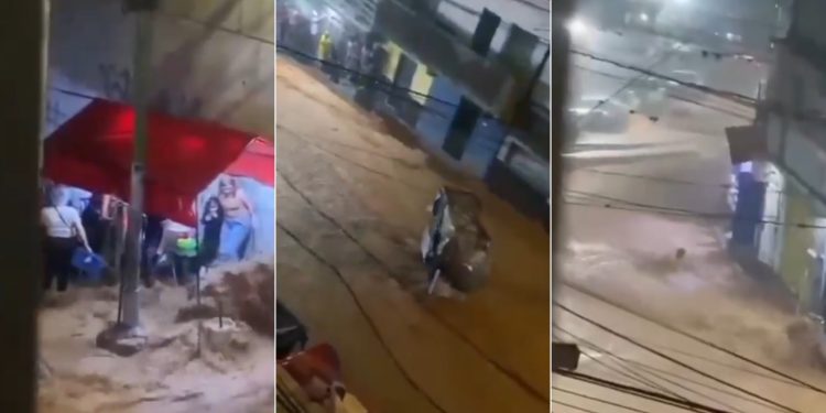 Intensas chuvas provocam morte de duas adolescentes e uma mulher e causam inundações na Venezuela