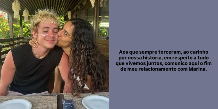 Juliano Floss comentou sobre diferença de idade com Marina Sena: 'Me pegou com 19 anos na planta'