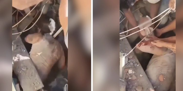 Mãe e bebê são resgatados com vida de escombros após terremoto na Colômbia; vídeo