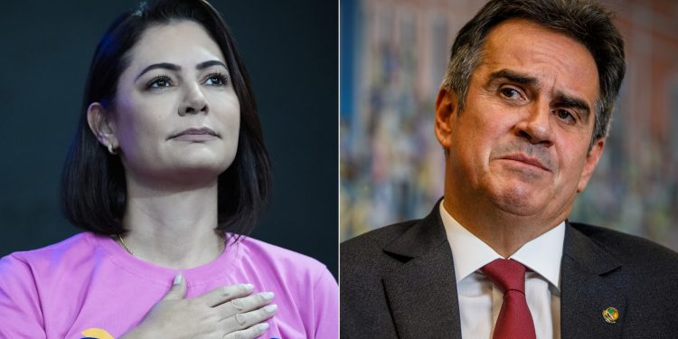 Michelle Bolsonaro liga para Ciro Nogueira e intercede por Tereza Cristina na vice de Flávio