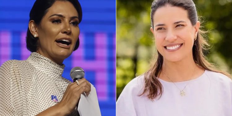 Michelle faz aceno a Raquel Lyra em Pernambuco, estado onde governadora candidata à reeleição busca aproximação com Lula