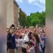 Multidão foi à igreja em Portugal à espera de Cristiano Ronaldo e Georgina... e encontrou outro casamento; vídeo