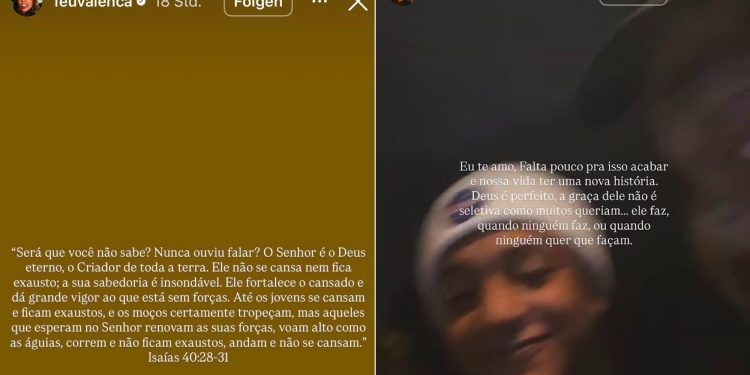 Noiva de Oruam faz declaração ao rapper após revogação da prisão: 'Eu te amo. Falta pouco pra isso acabar'