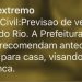 Novo 'alerta extremo' é enviado para celulares no Rio por conta da previsão de ventos fortes