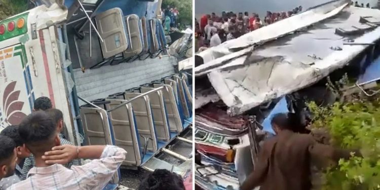 Ônibus cai de penhasco no norte da Índia e deixa ao menos oito mortos e dez feridos