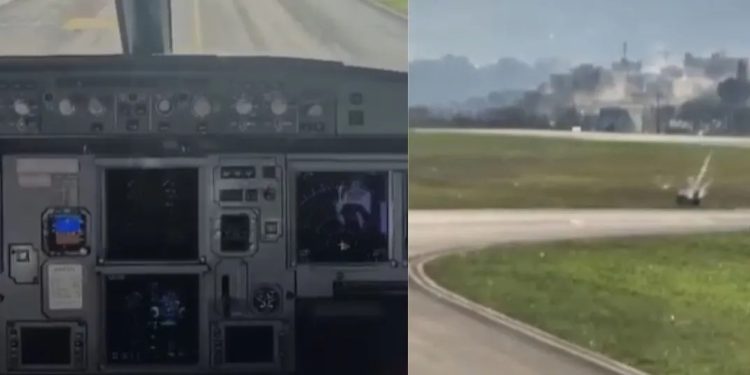 Piloto grava momento em que avião é sacudido por terremoto de 7,4 na Colômbia; veja vídeo