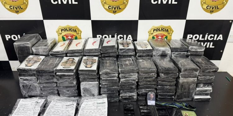 Polícia apreende carga de cocaína avaliada em R$ 4,1 milhões no aeroporto de Guarulhos