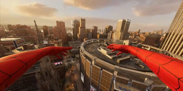 Por trás da máscara: Marvel’s Spider-Man 2 ganha mod com câmera em primeira pessoa na versão do jogo para PC
