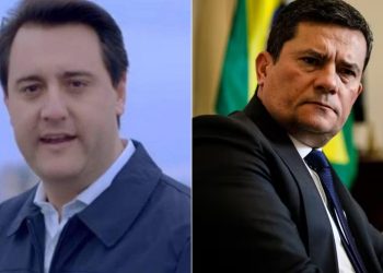 Ratinho Júnior troca farpas com Moro ao entrar na campanha de sucessor escolhido para o comando do PR