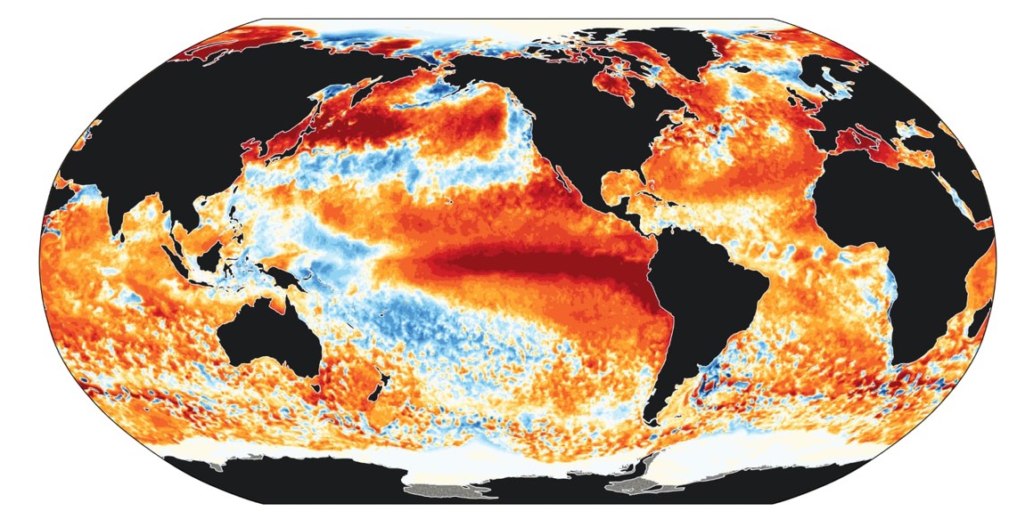 Temperatura dos oceanos em 2026 é a mais alta já registrada, aponta Serviço de Mudanças Climáticas da União Europeia