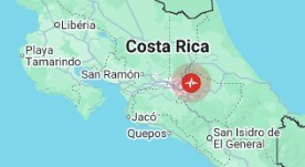 Terremoto de magnitude 5,4 atinge Costa Rica; não há registro de vítimas
