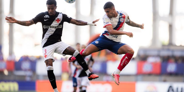 Vasco joga bem, mas só empata com Bahia e permanece na zona de rebaixamento