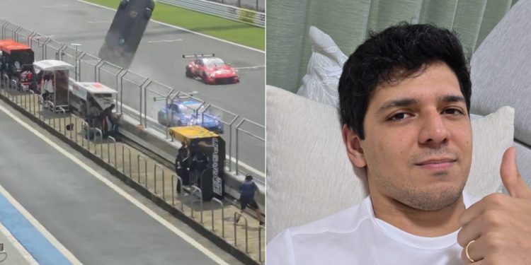 Vídeo: Carro de brasileiro derrapa e 'decola' em competição do SuperGT