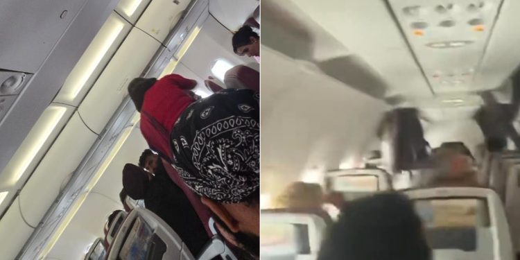 Vídeos mostram momento em que avião da Air India perde altitude durante forte turbulência; veja