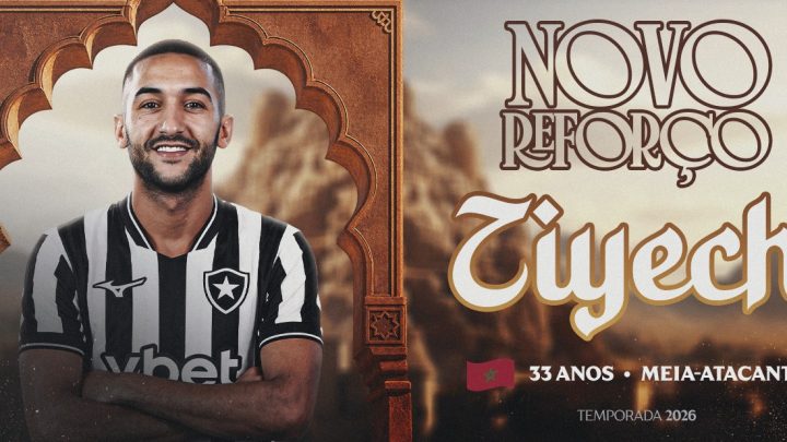 Botafogo anuncia contratação de Hakim Ziyech