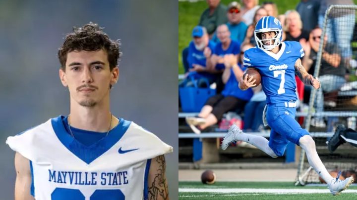 Coma induzido: Quarterback de equipe universitária dos EUA sofre lesão cerebral durante jogo e tem parte do crânio removido